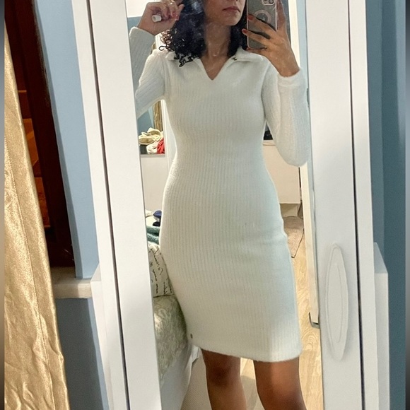 Wool fitted dress Size S - Picture 3 of 4